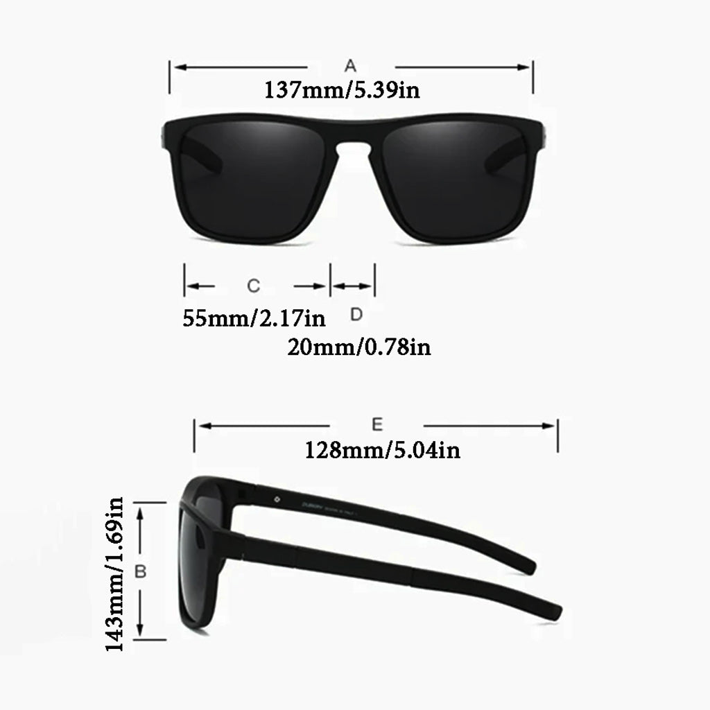 Lunettes de soleil polarisées à monture complète RX416 | UV400