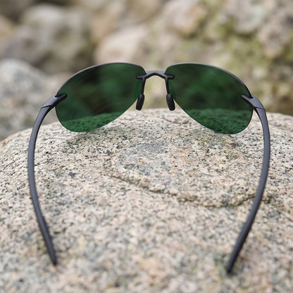 Aviator RX039 Rimless Sunglasses - UV400