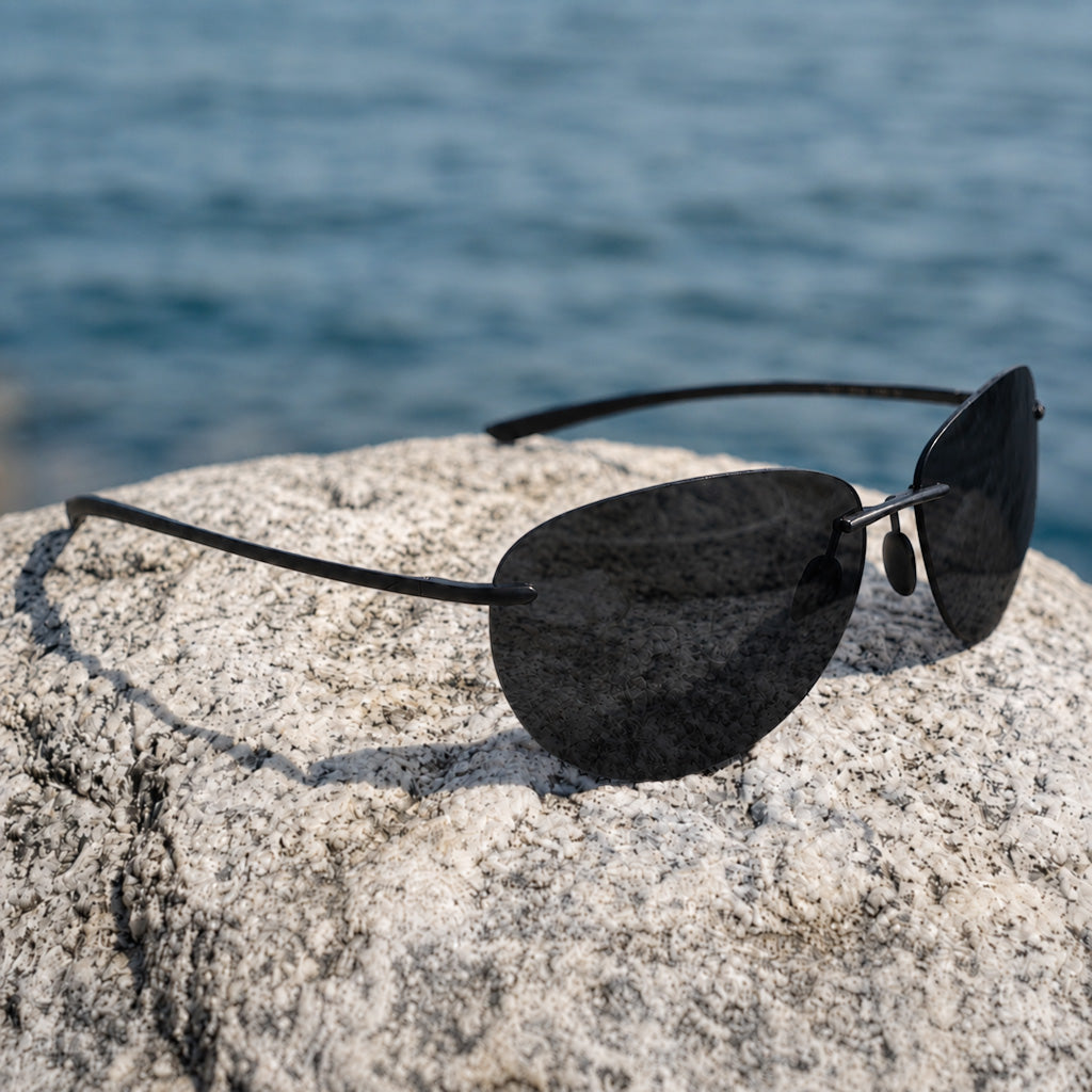 Aviator RX039 Rimless Sunglasses - UV400