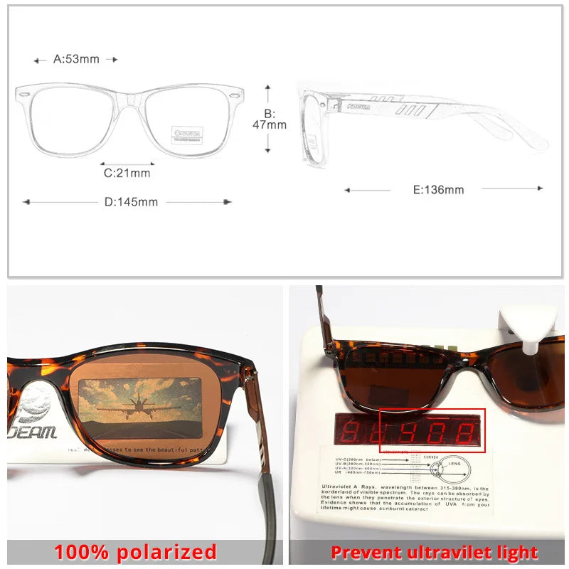 RX944 Wayfarer Polarized Fishing Sunglasses