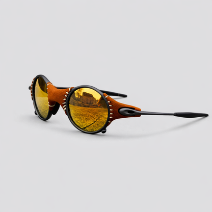 Vintage Round Metal Polarized Sunglasses