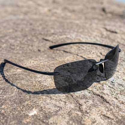 AeroFit RX052 Rimless Polarized Sunglasses | UV400