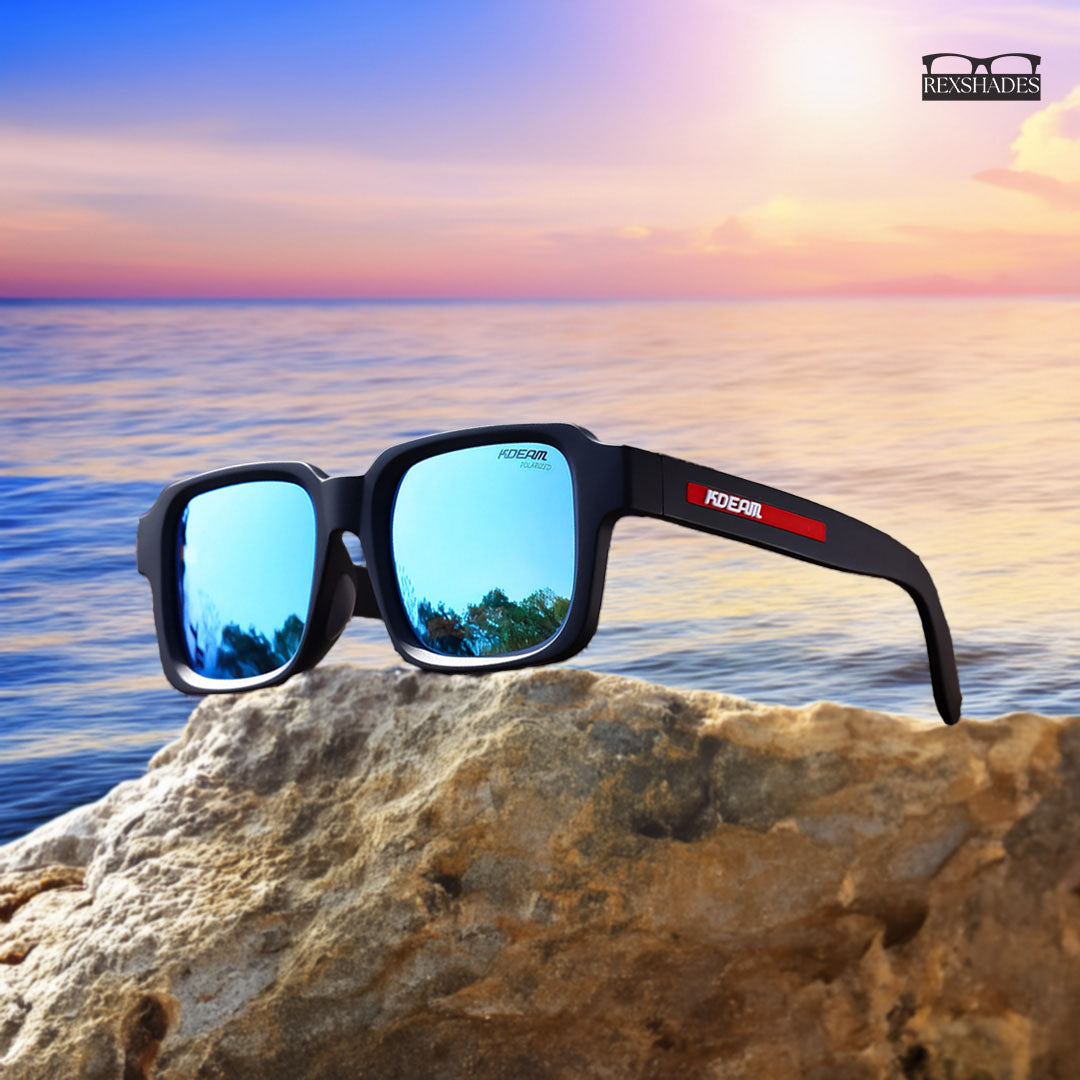 Oversized Square Polarized Sunglasses | Premium TR-90 - RX473
