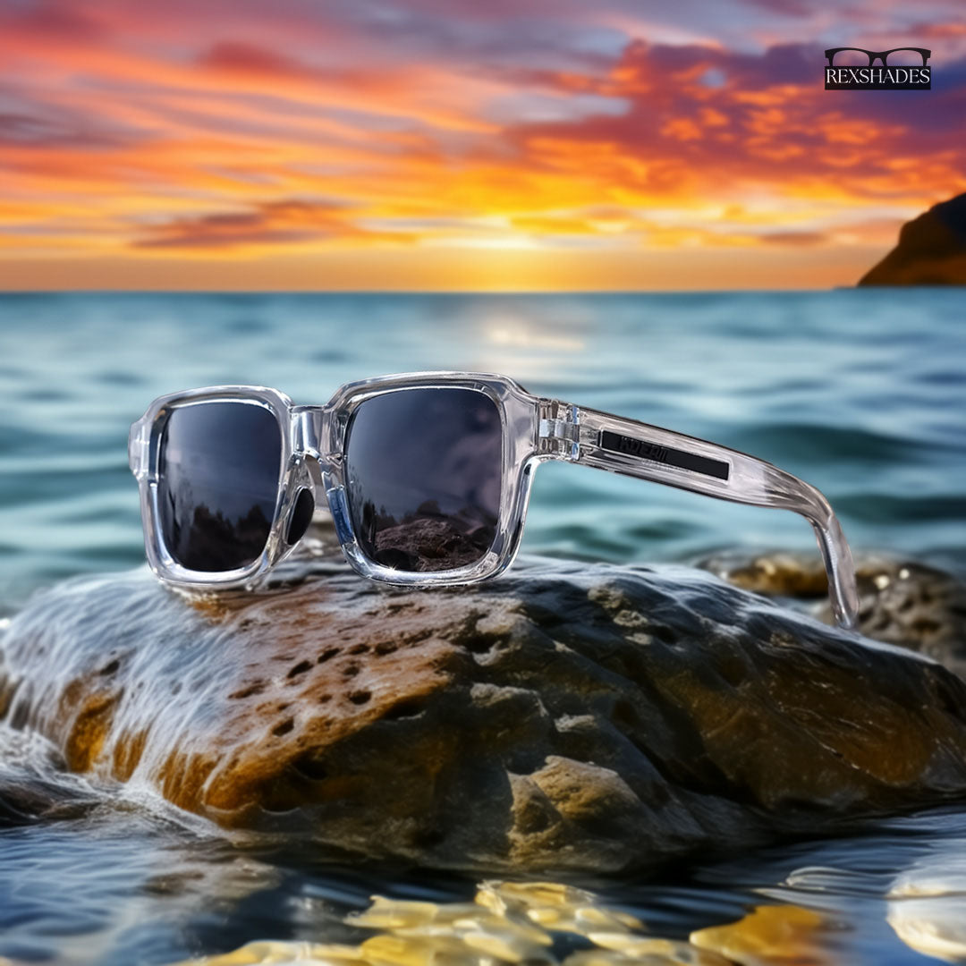 Oversized Square Polarized Sunglasses | Premium TR-90 - RX473