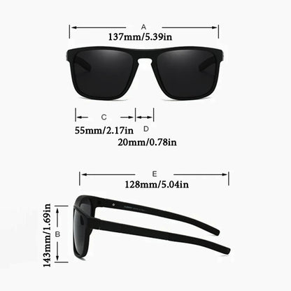 Lunettes de soleil polarisées à monture complète RX416 | UV400