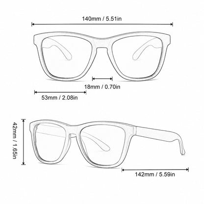 Reef Wayfarer Polarized Sunglasses for Beach & Travel