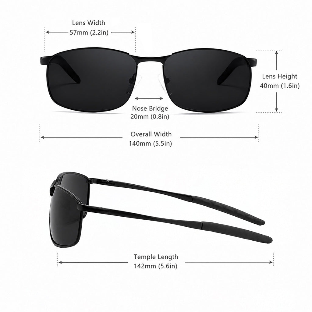Lunettes de soleil polarisées classiques pour la plage et les voyages