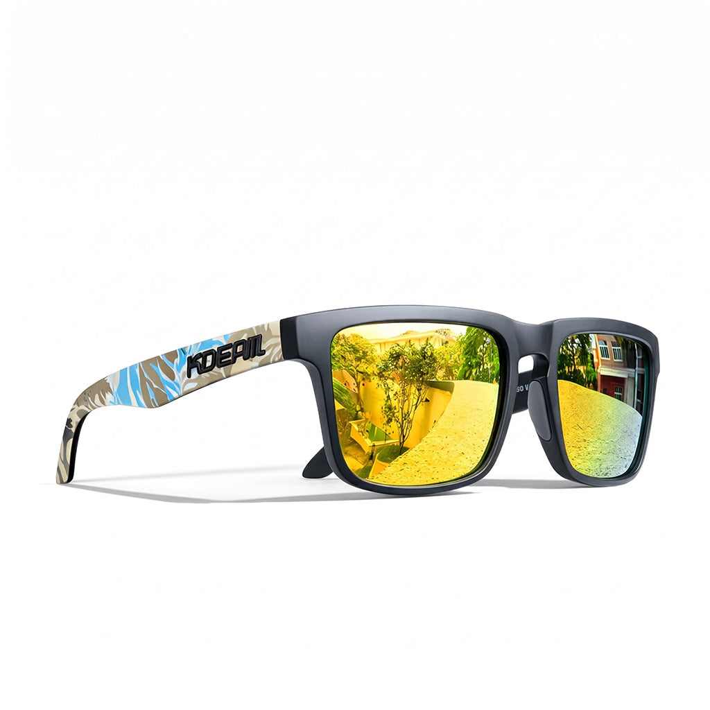 Sport Square HD Polarisierte Sonnenbrille – Rexshades