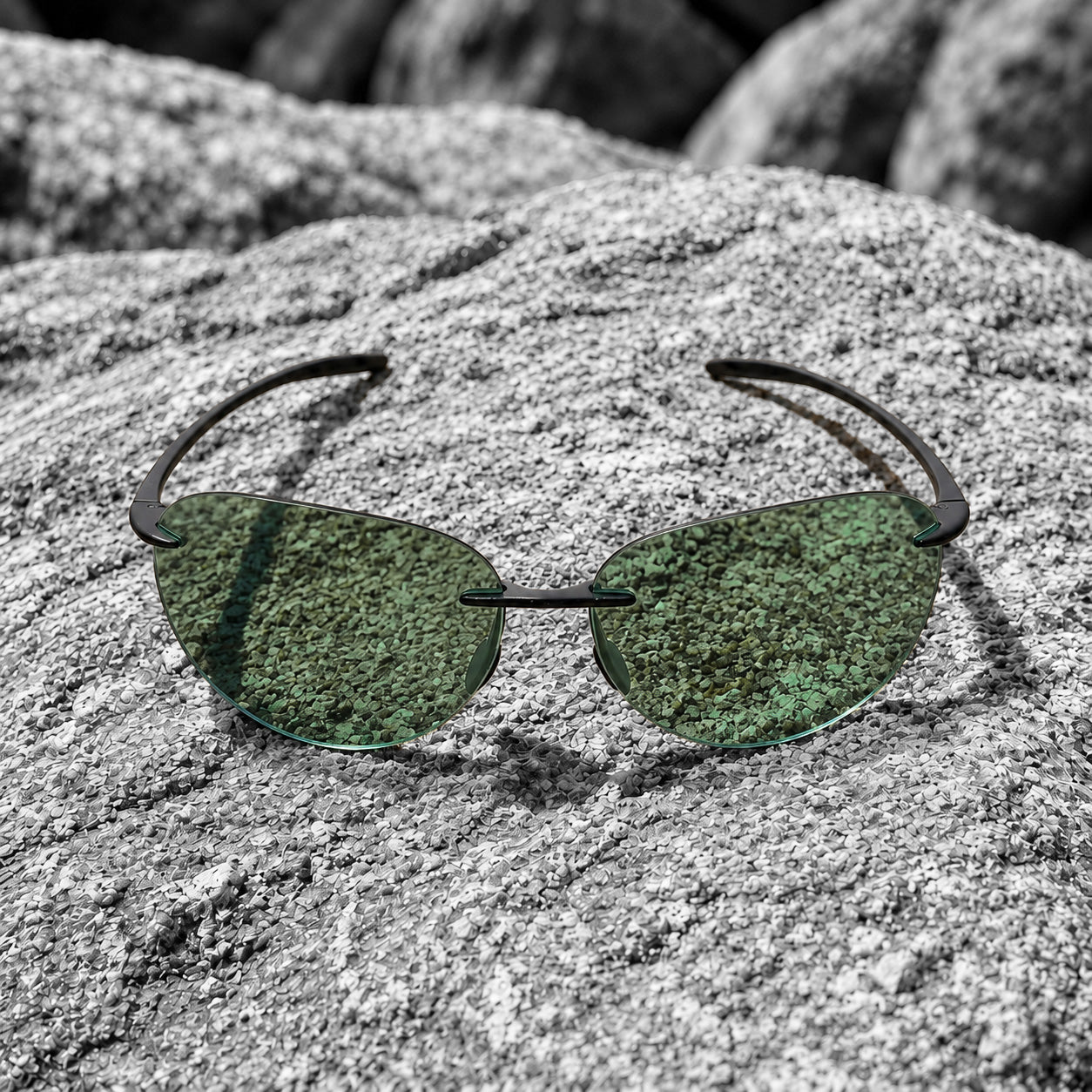 Aviator Randlose Sonnenbrille - UV400