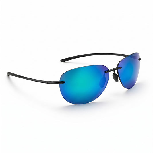 AeroLite Round Rimless Polarized Sunglasses - UV400
