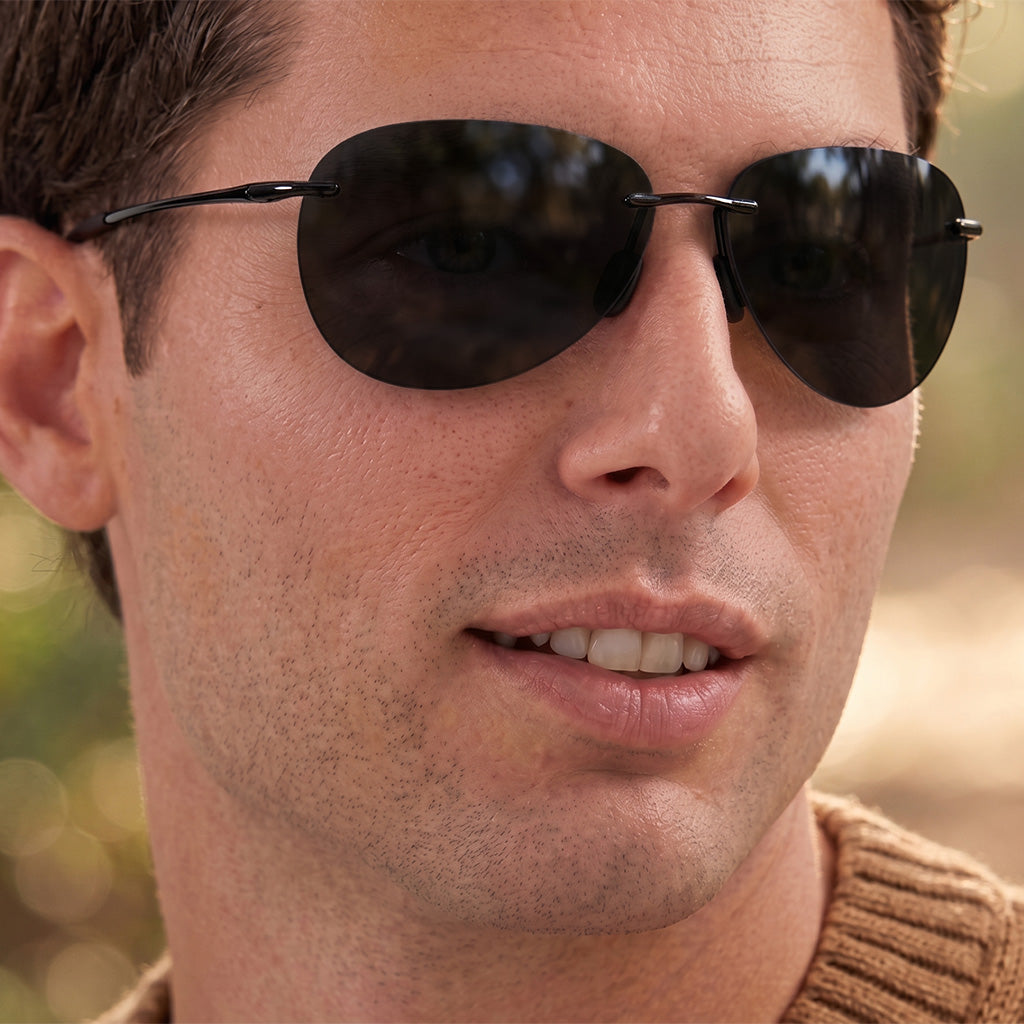 Aviator Randlose Sonnenbrille - UV400