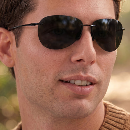 Aviator Randlose Sonnenbrille - UV400