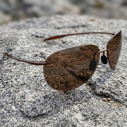 Aviator Randlose Sonnenbrille - UV400