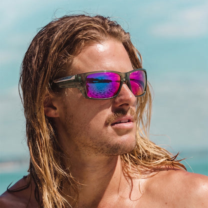 RX186 Lässige quadratische Sport-Sonnenbrille mit Polarisationsfilter | UV400