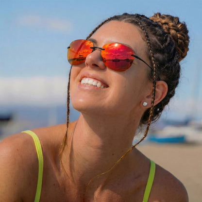 Aviator Randlose Sonnenbrille - UV400