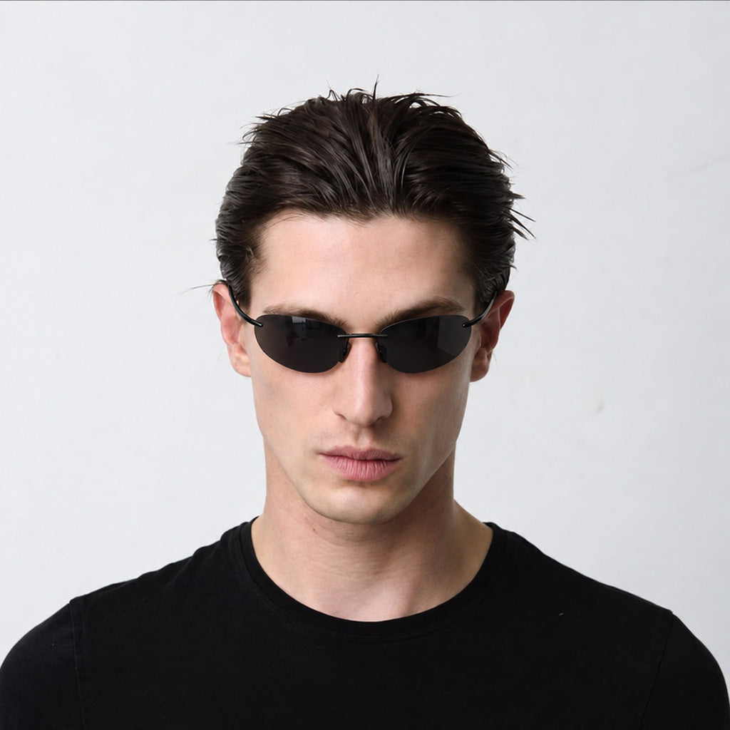 Neo RX068 Rimless Polarized Sunglasses | UV400