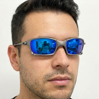 Vintage Rectangle Polarized Sunglasses